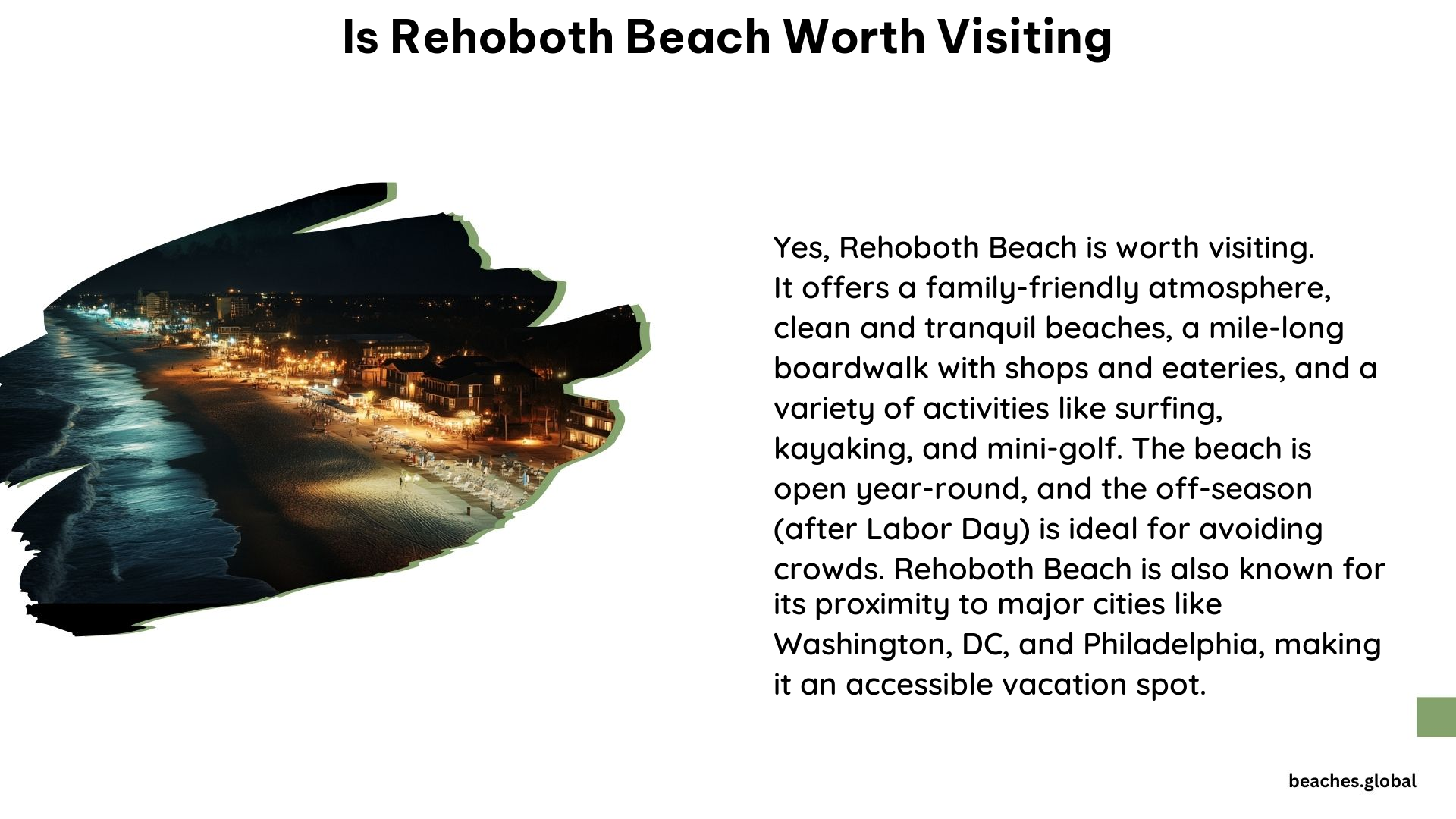 Is Rehoboth Beach Worth Visiting