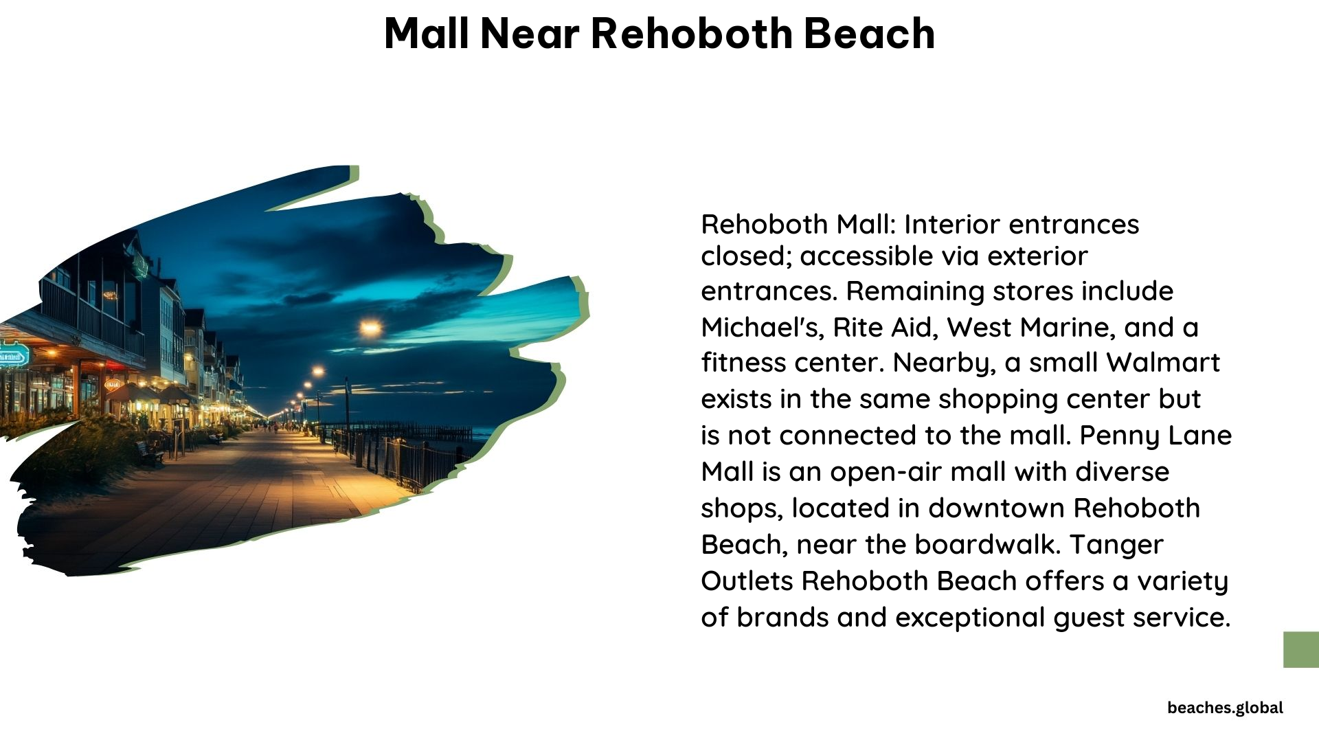 Mall Near Rehoboth Beach