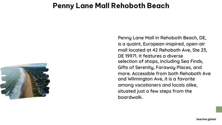 Penny Lane Mall Rehoboth Beach