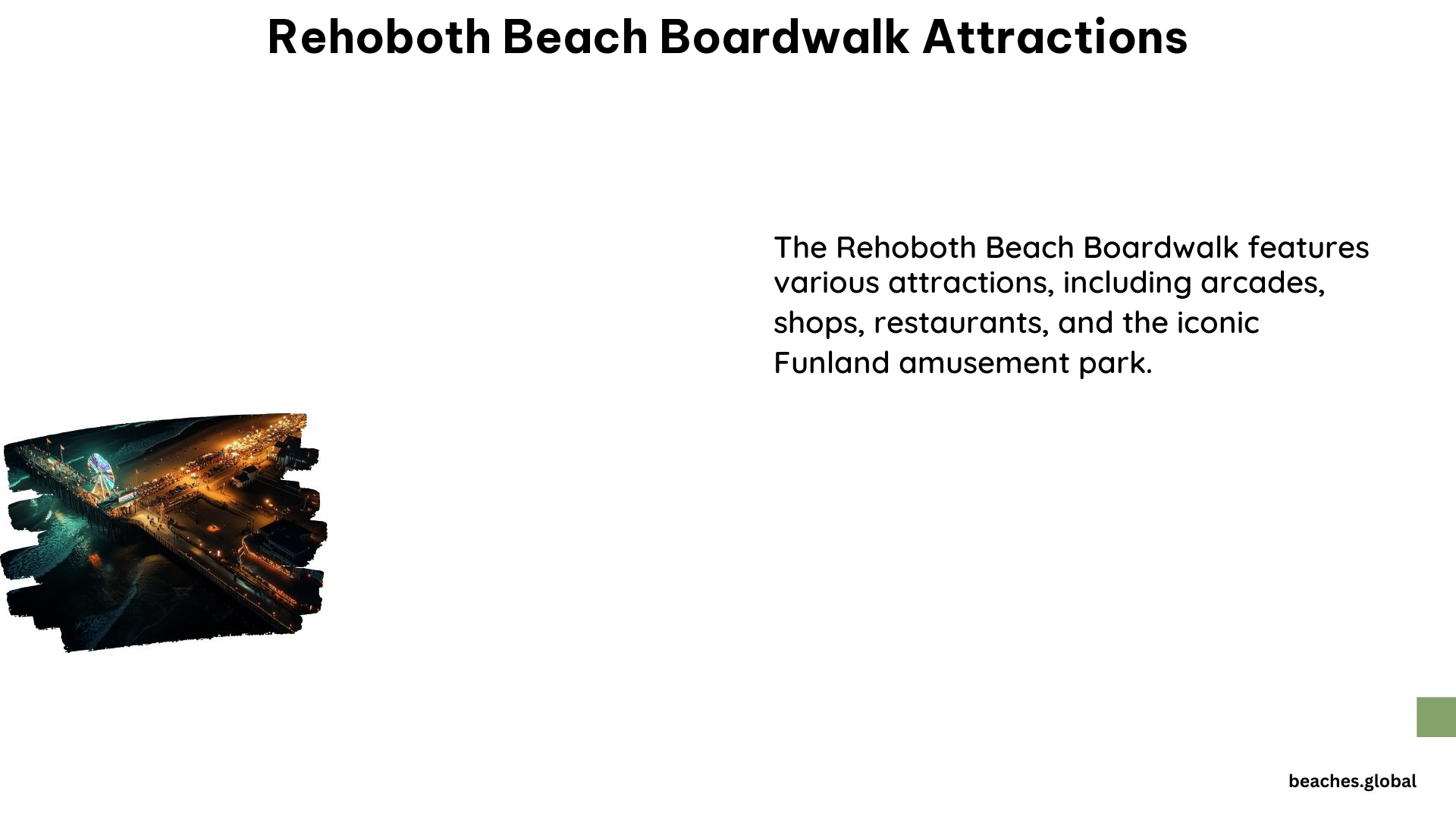 Rehoboth Beach Boardwalk Attractions