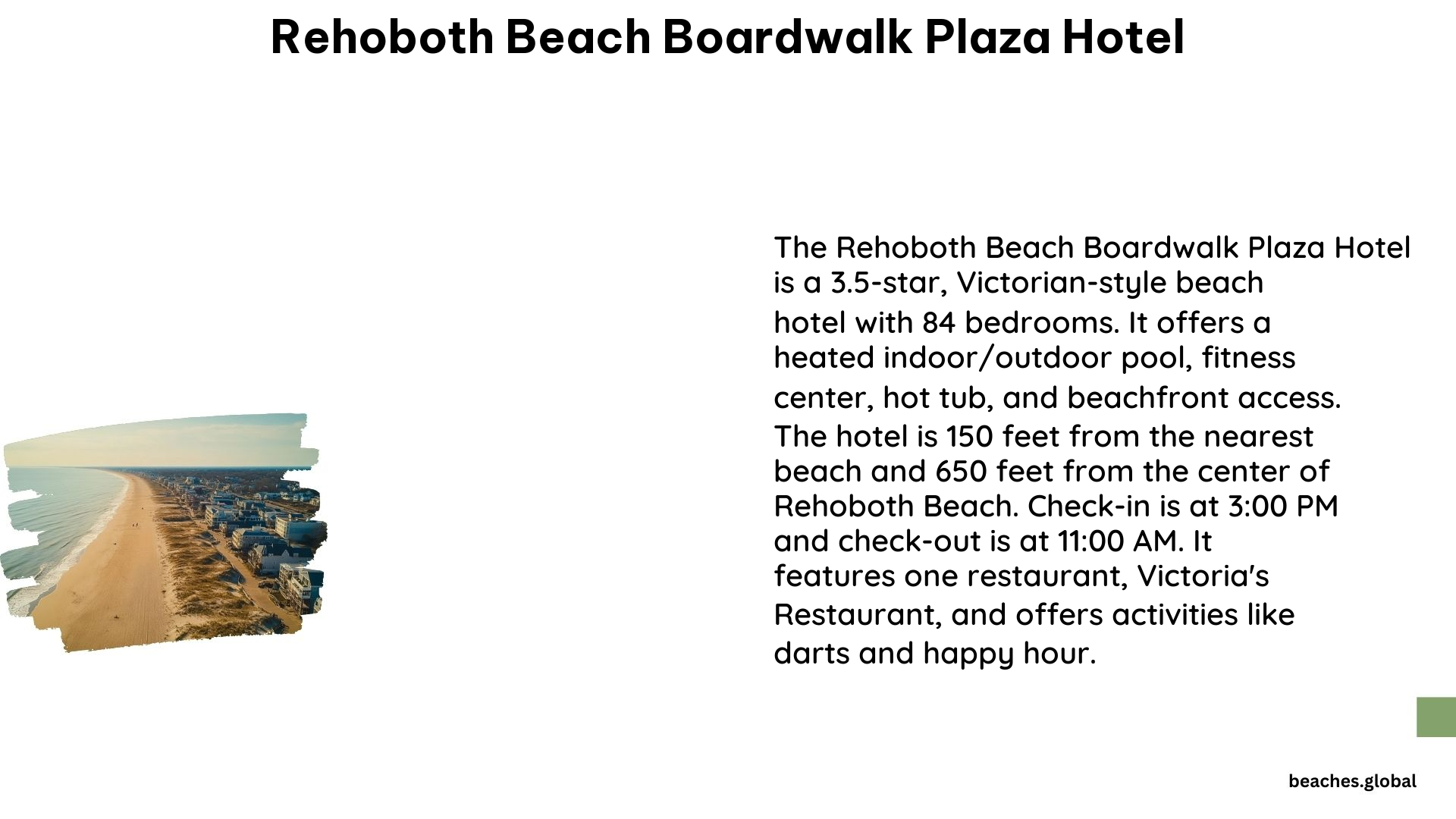 Rehoboth Beach Boardwalk Plaza Hotel