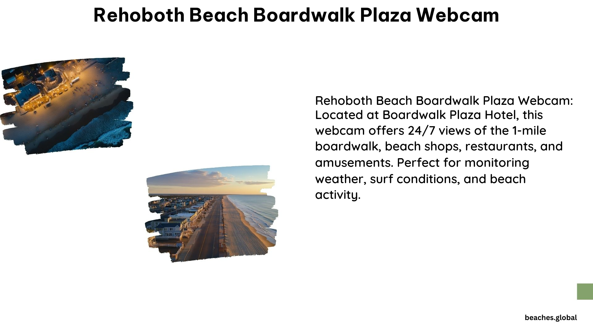 Rehoboth Beach Boardwalk Plaza Webcam