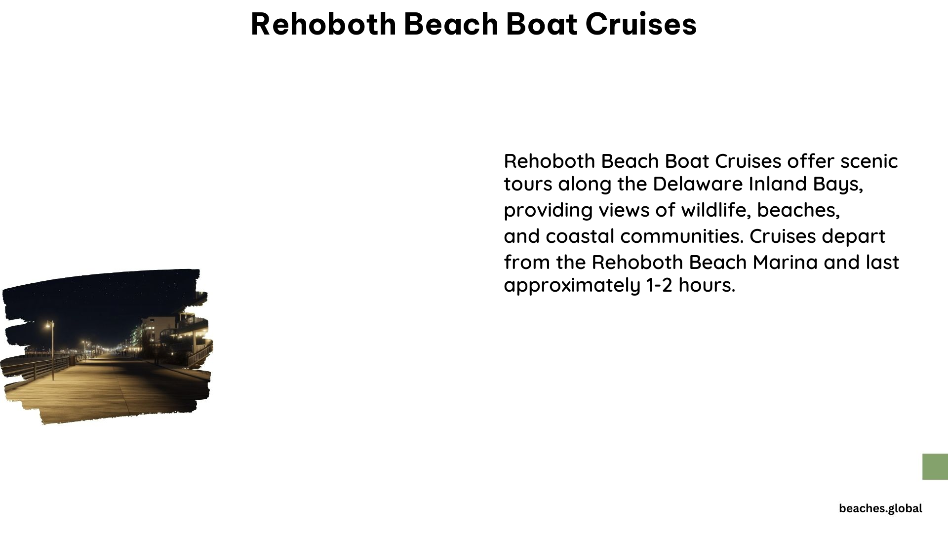 Rehoboth Beach Boat Cruises