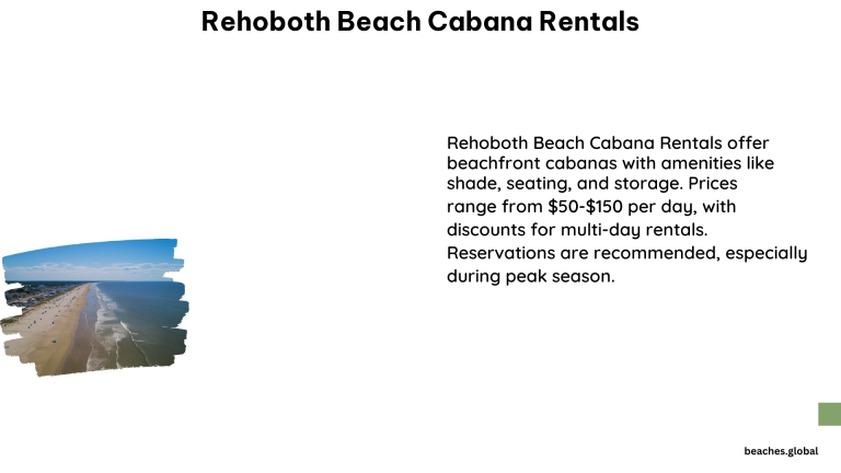 Rehoboth Beach Cabana Rentals