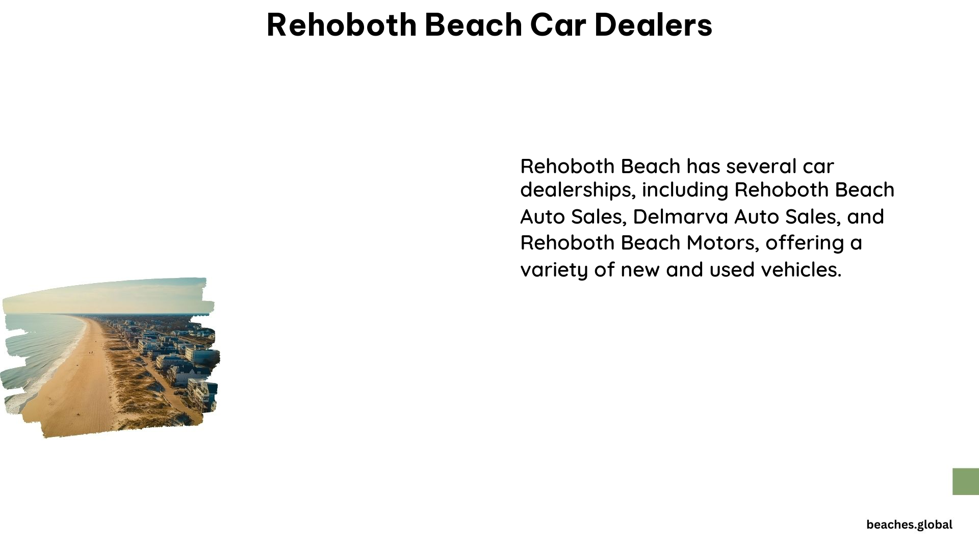 Rehoboth Beach Car Dealers