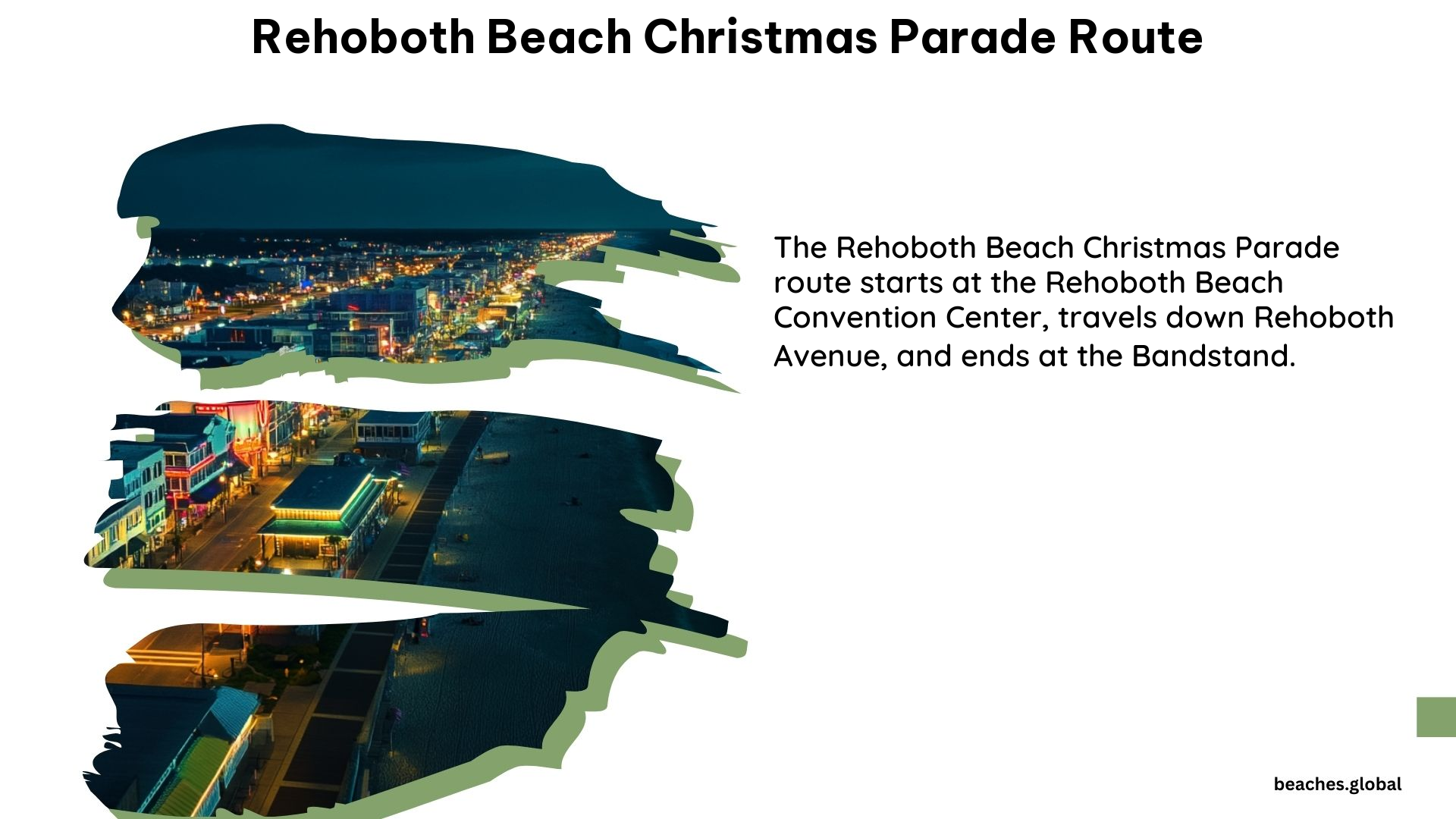 Rehoboth Beach Christmas Parade Route