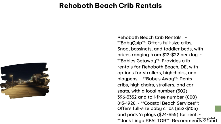 Rehoboth Beach Crib Rentals