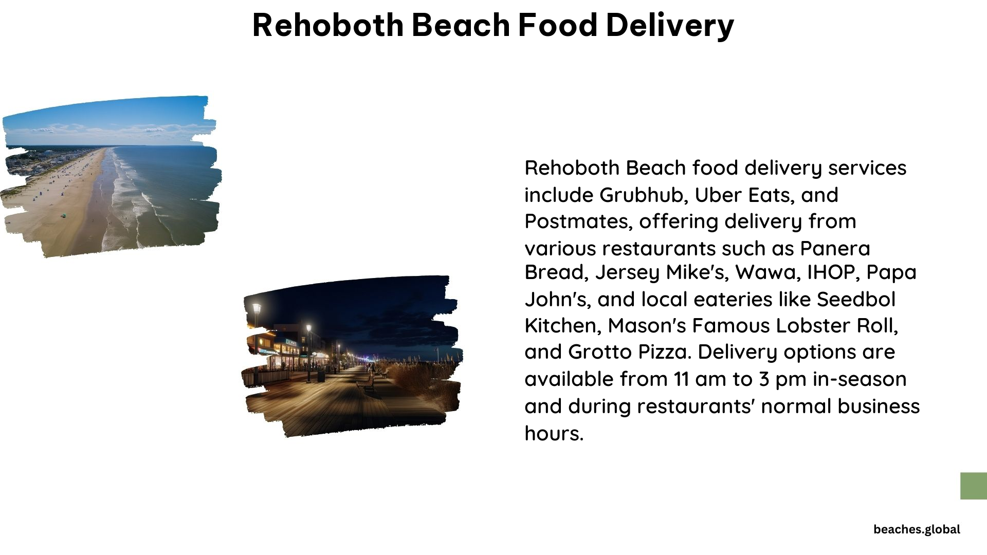 Rehoboth Beach Food Delivery