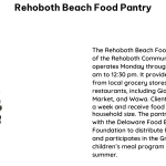 Rehoboth Beach Food Pantry