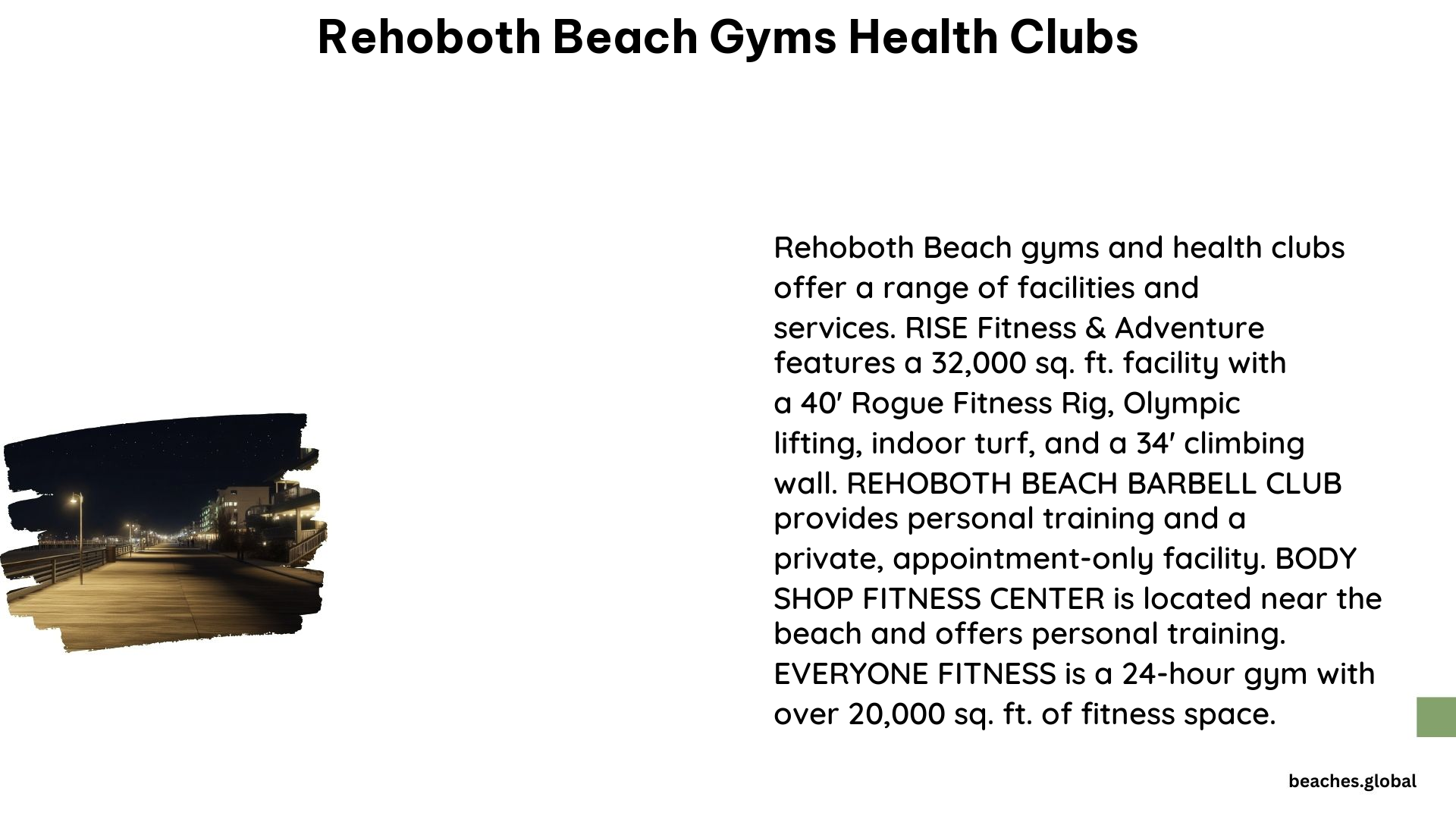 Rehoboth Beach Gyms Health Clubs