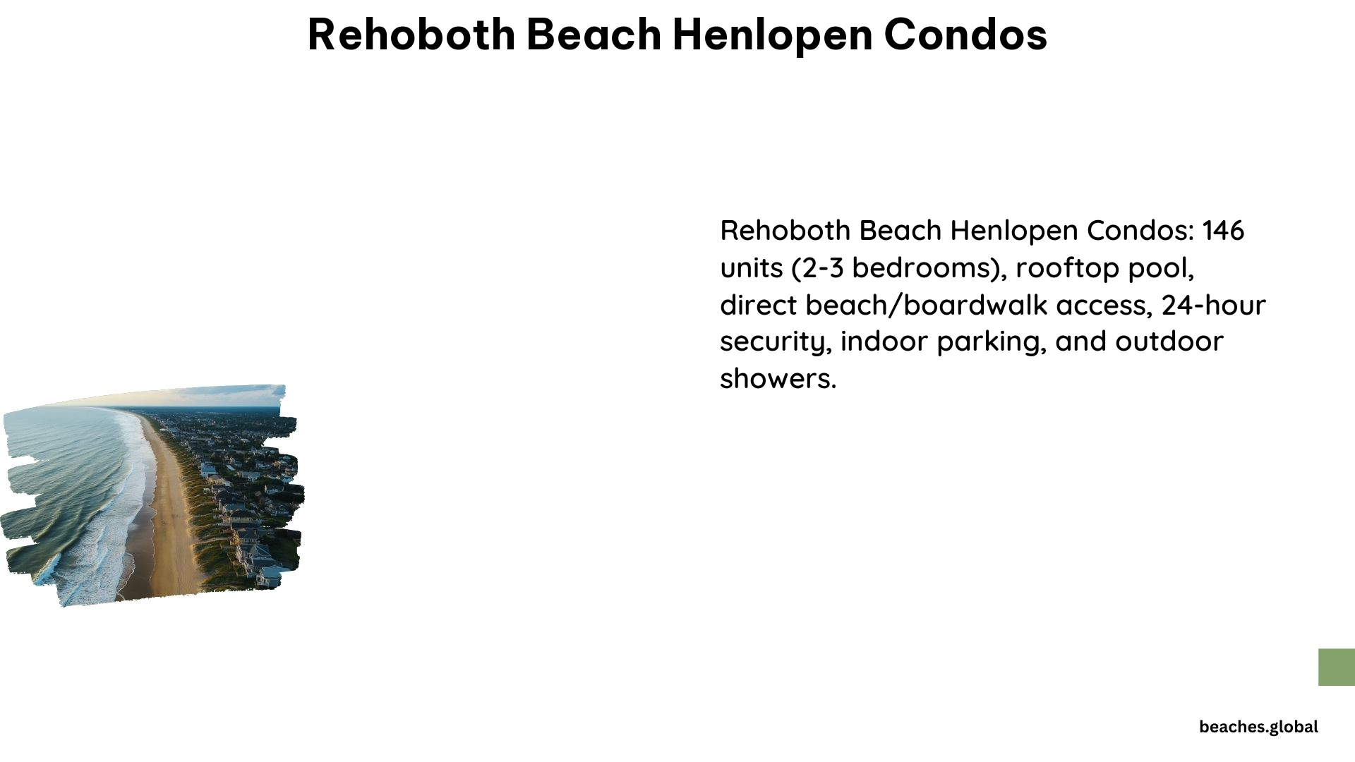 Rehoboth Beach Henlopen Condos