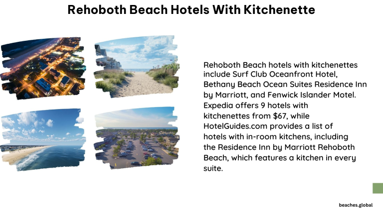 Rehoboth Beach Hotels With Kitchenette