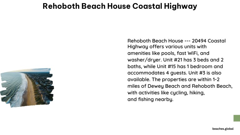 Rehoboth Beach House Coastal Highway