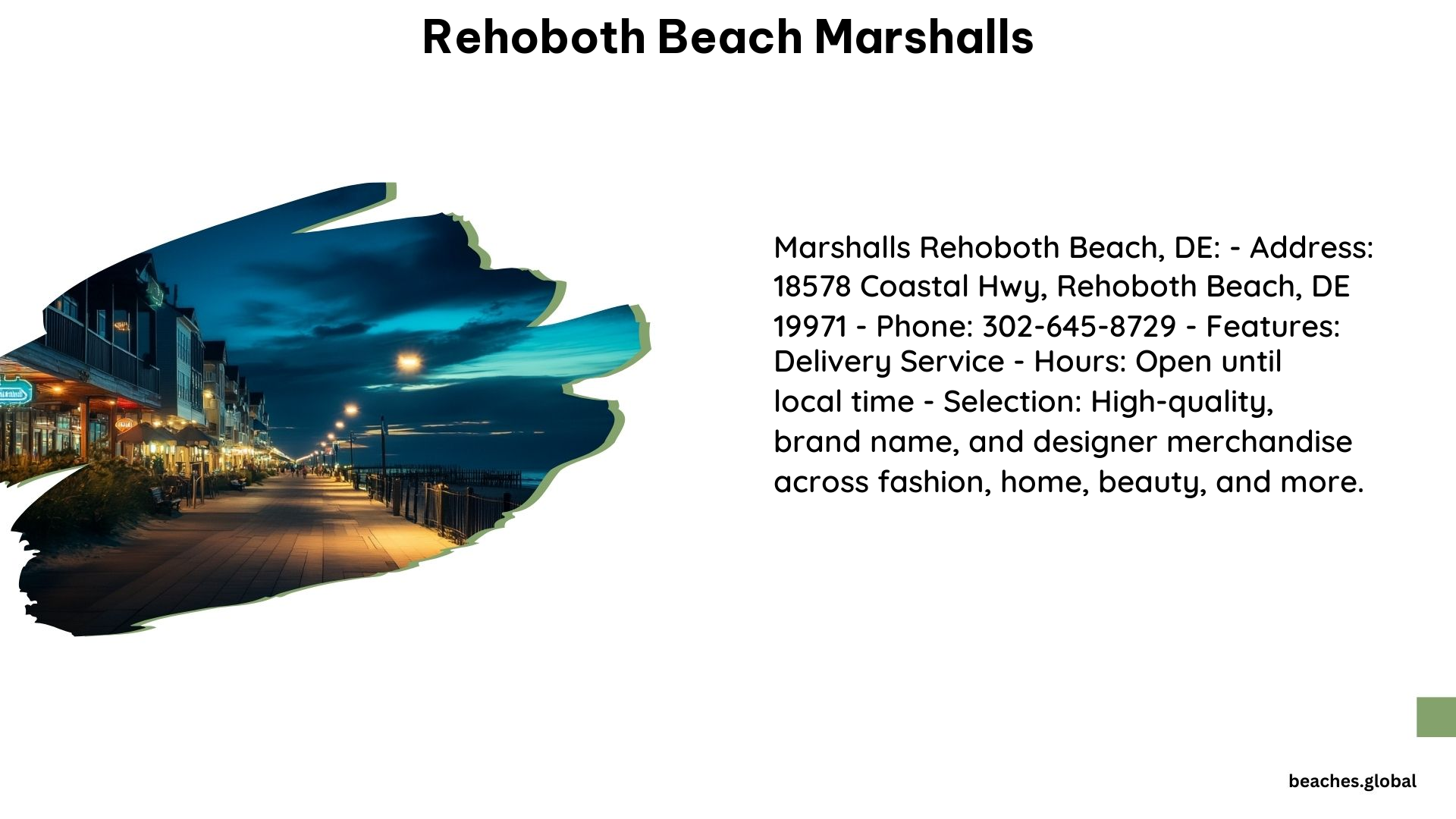 Rehoboth Beach Marshalls