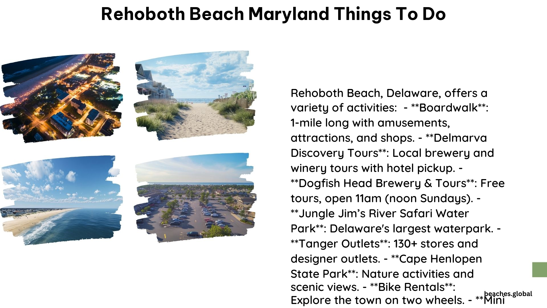 Rehoboth Beach Maryland Things to Do