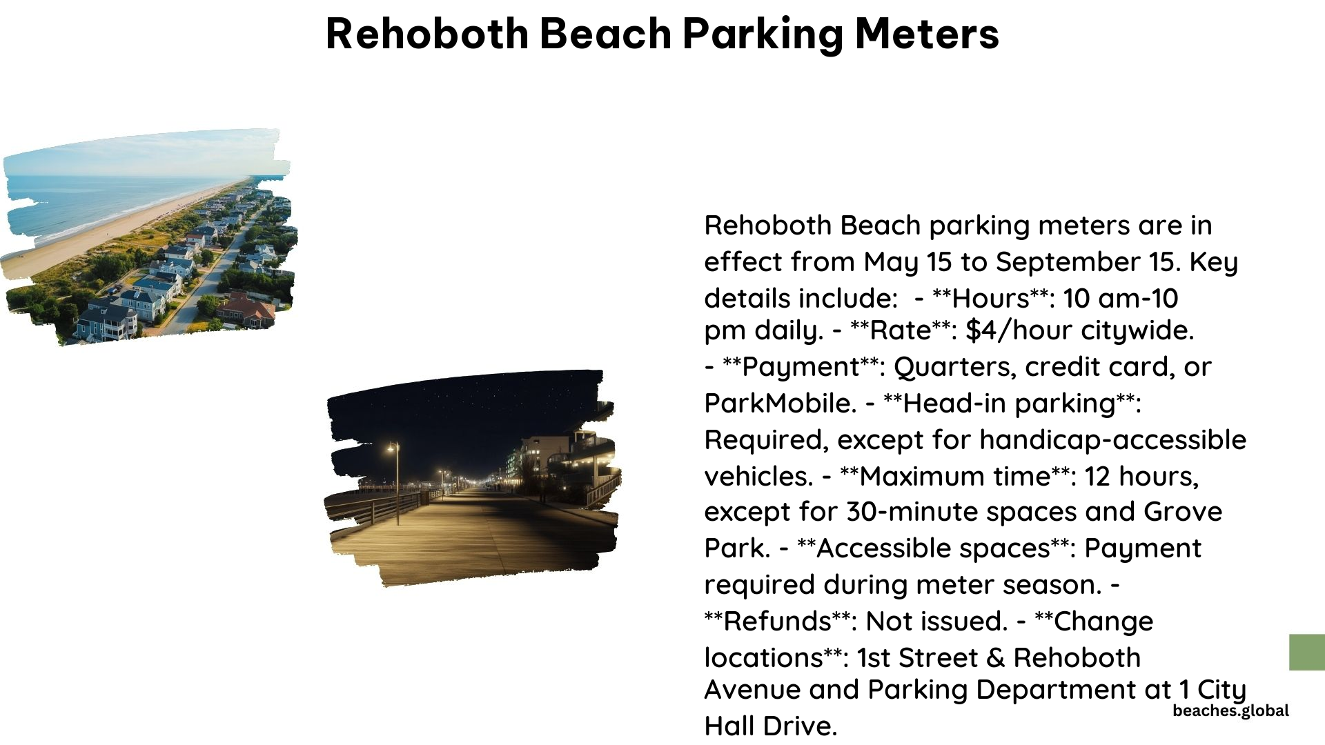 Rehoboth Beach Parking Meters