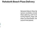 Rehoboth Beach Pizza Delivery