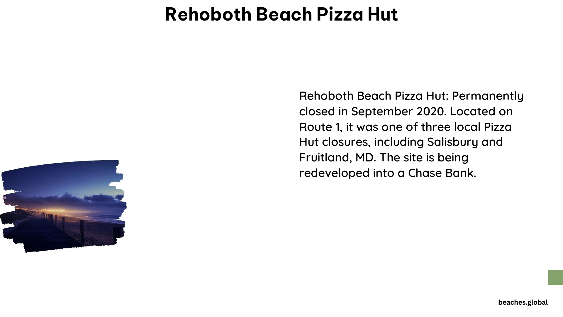 Rehoboth Beach Pizza Hut