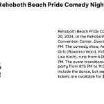 Rehoboth Beach Pride Comedy Night