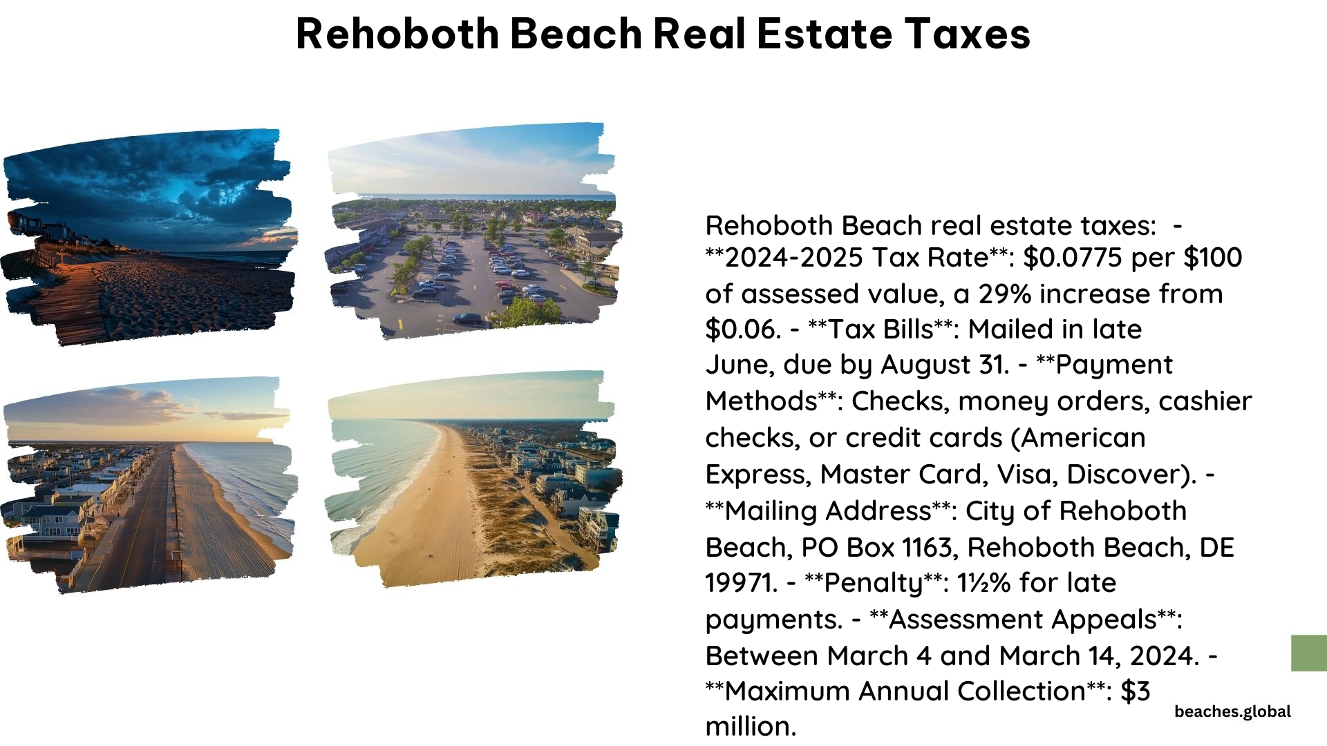 Rehoboth Beach Real Estate Taxes