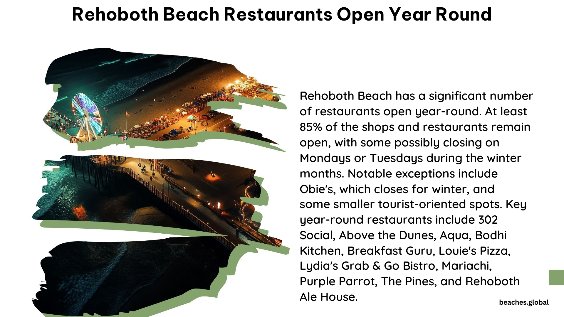 Rehoboth Beach Restaurants Open Year Round