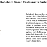 Rehoboth Beach Restaurants Sushi