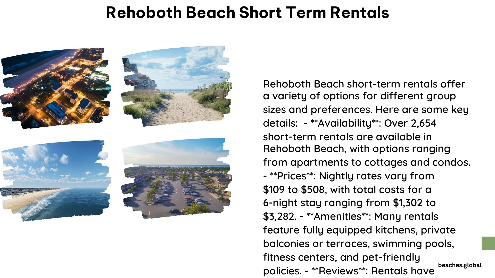 Rehoboth Beach Short Term Rentals