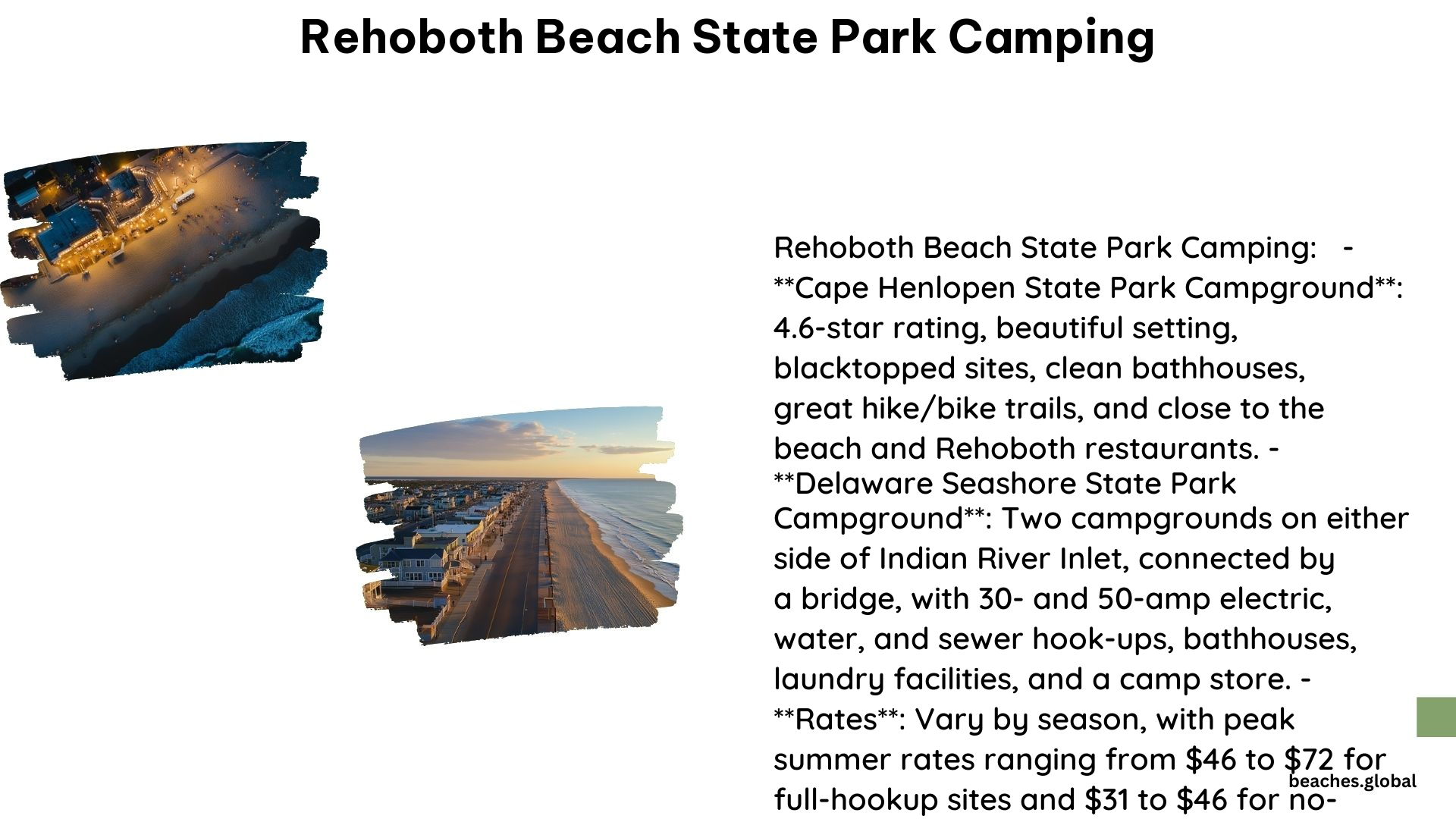 Rehoboth Beach State Park Camping