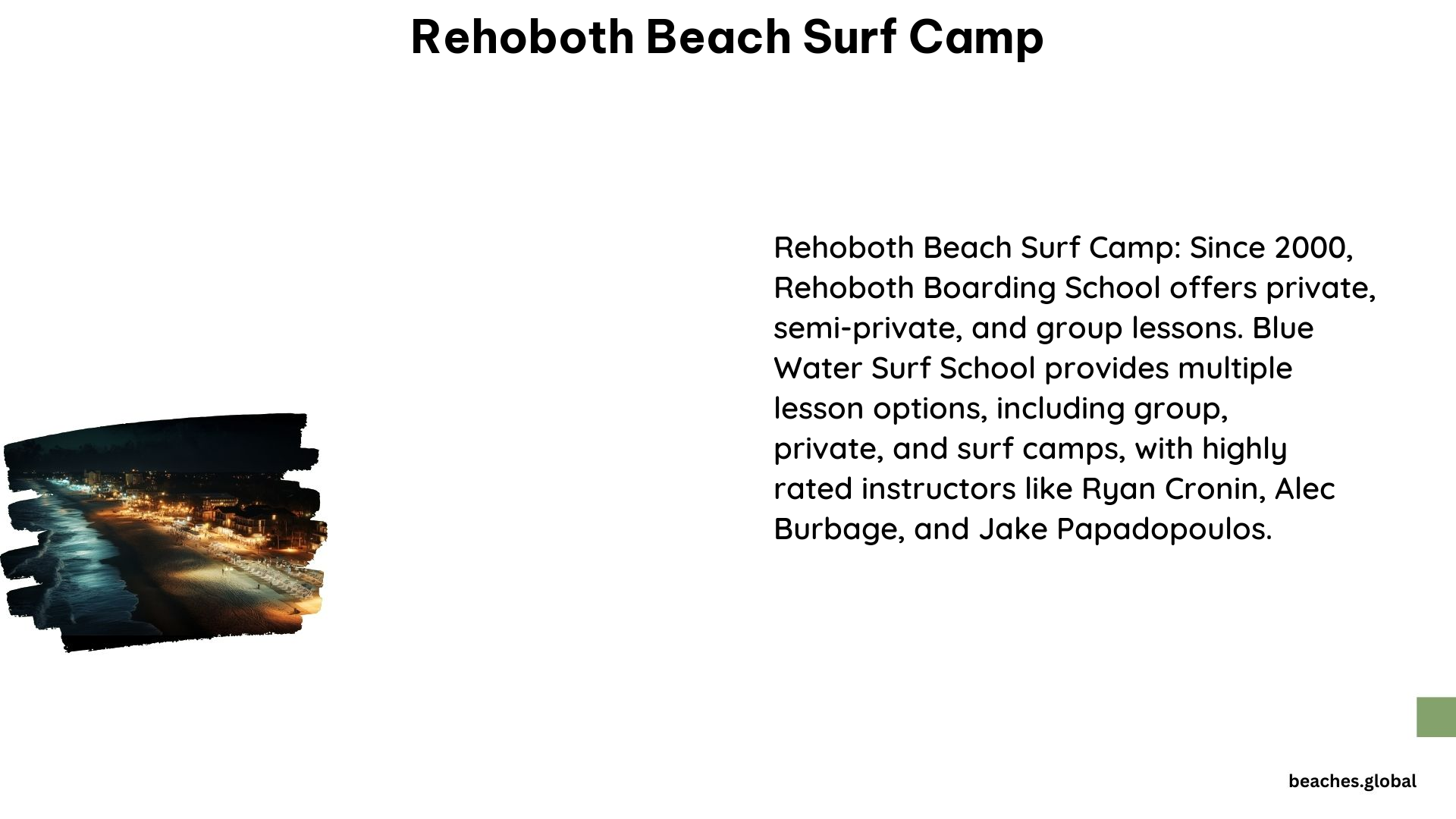 Rehoboth Beach Surf Camp