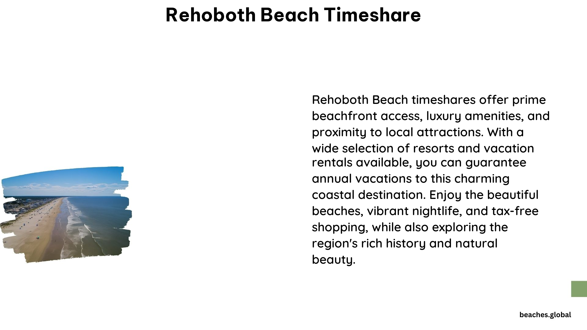 Rehoboth Beach Timeshare