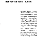 Rehoboth Beach Tourism