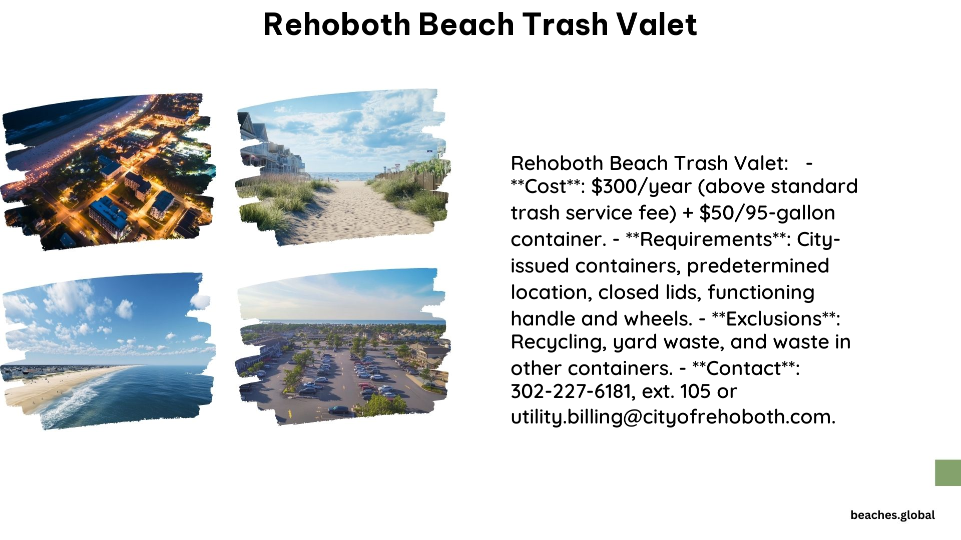 Rehoboth Beach Trash Valet