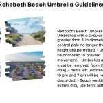 Rehoboth Beach Umbrella Guidelines