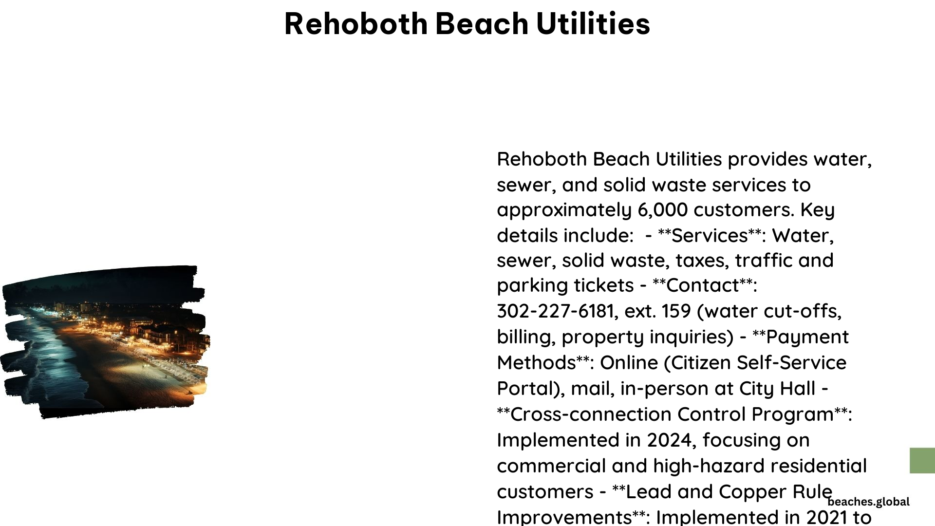 Rehoboth Beach Utilities