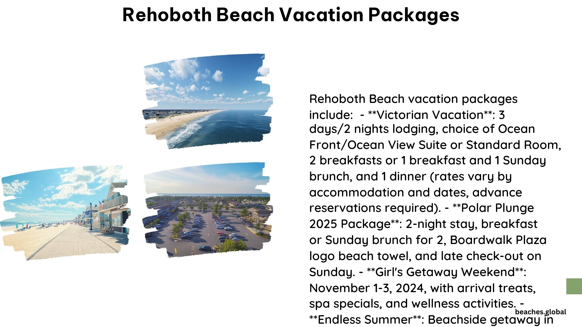 Rehoboth Beach Vacation Packages