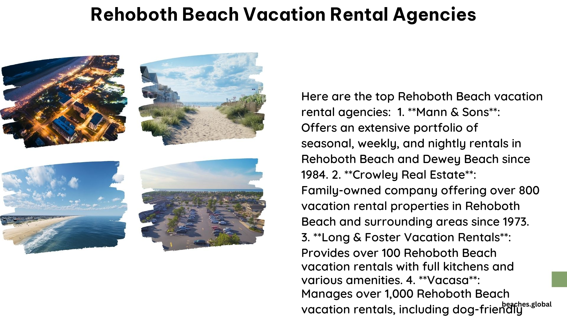 Rehoboth Beach Vacation Rental Agencies