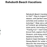 Rehoboth Beach Vacations