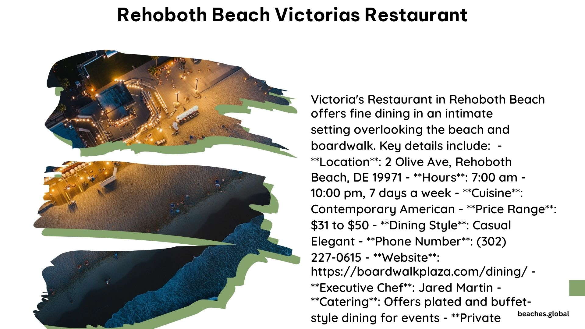 Rehoboth Beach Victorias Restaurant