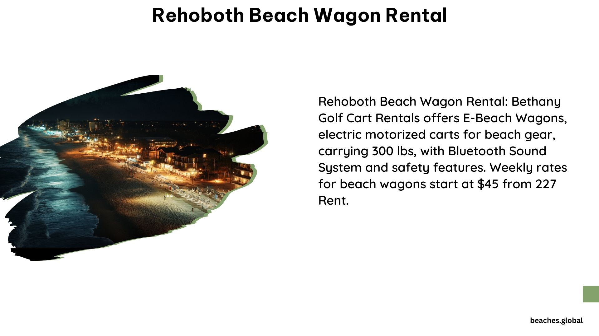 Rehoboth Beach Wagon Rental