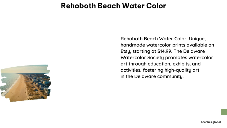 Rehoboth Beach Water Color