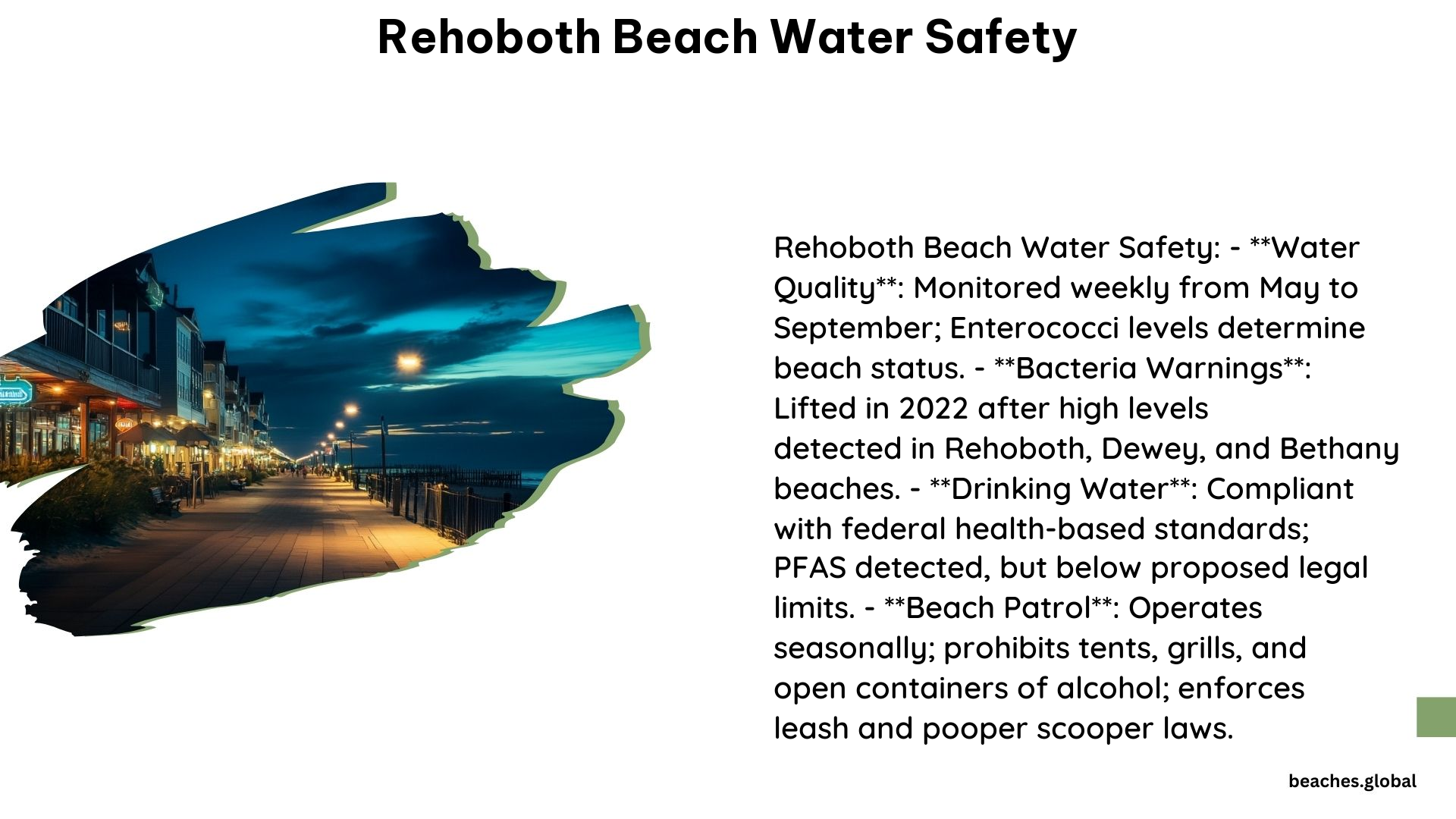 Rehoboth Beach Water Safety