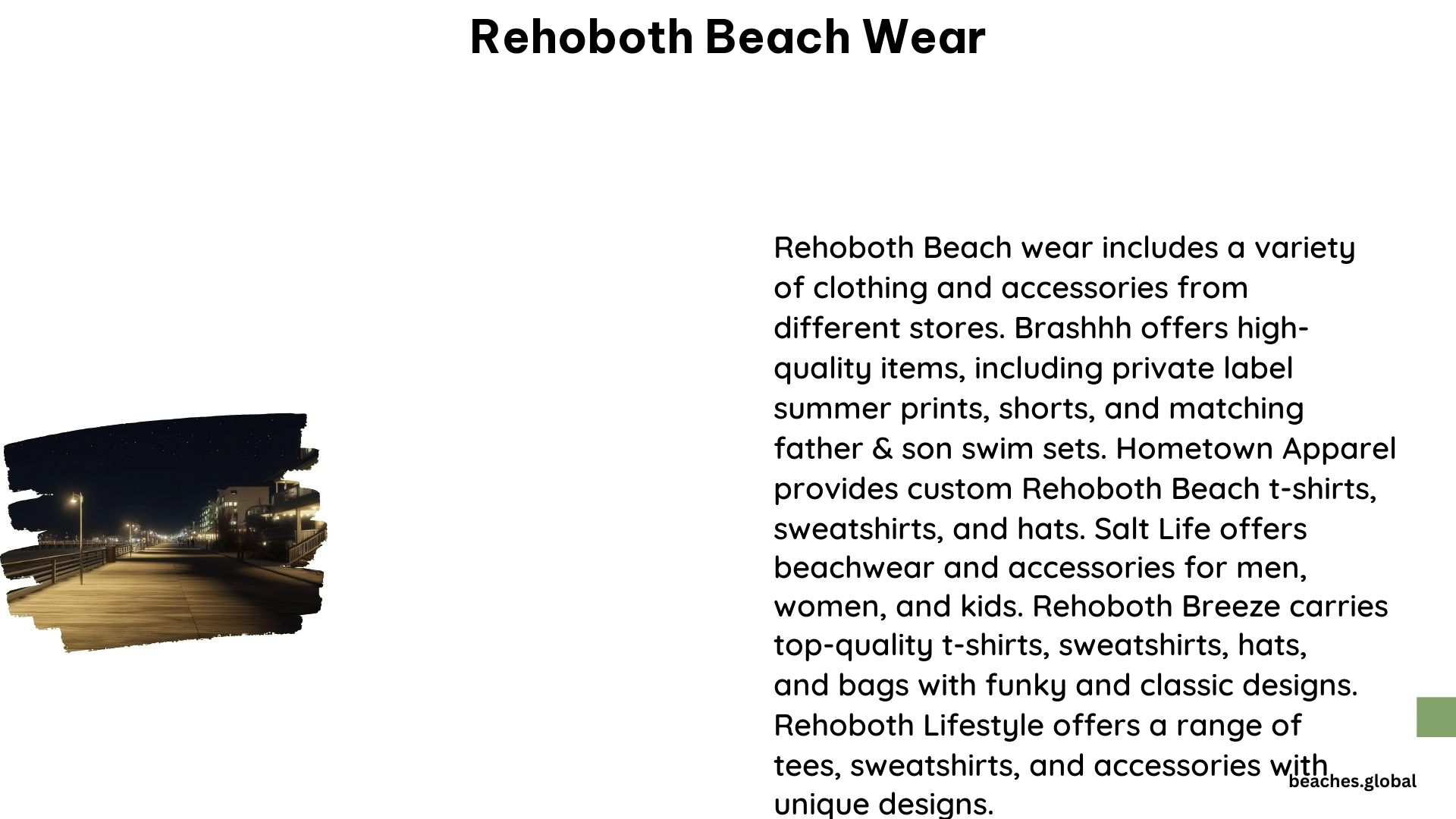 Rehoboth Beach Wear