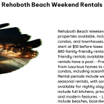 Rehoboth Beach Weekend Rentals