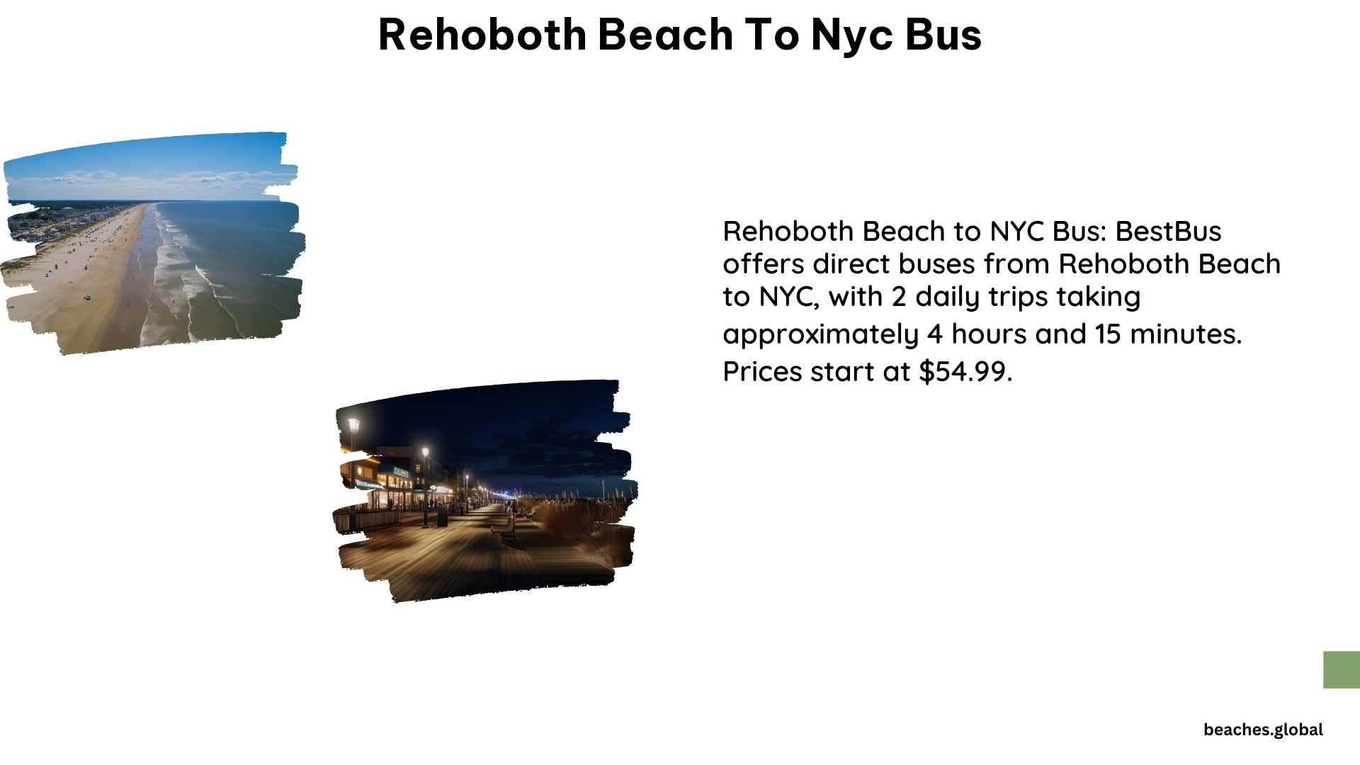 Rehoboth Beach to NYC Bus