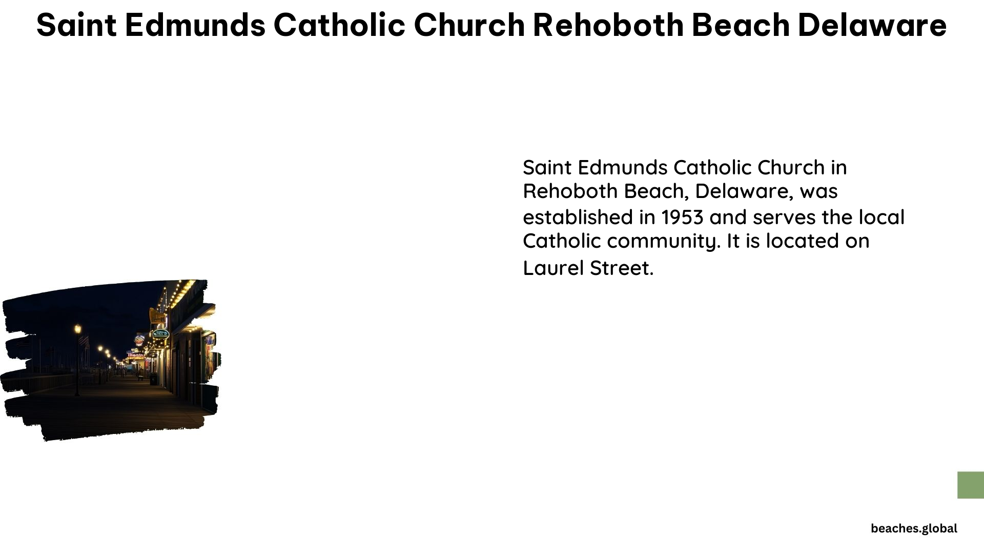 Saint Edmunds Catholic Church Rehoboth Beach Delaware