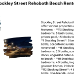 Stockley Street Rehoboth Beach Rentals