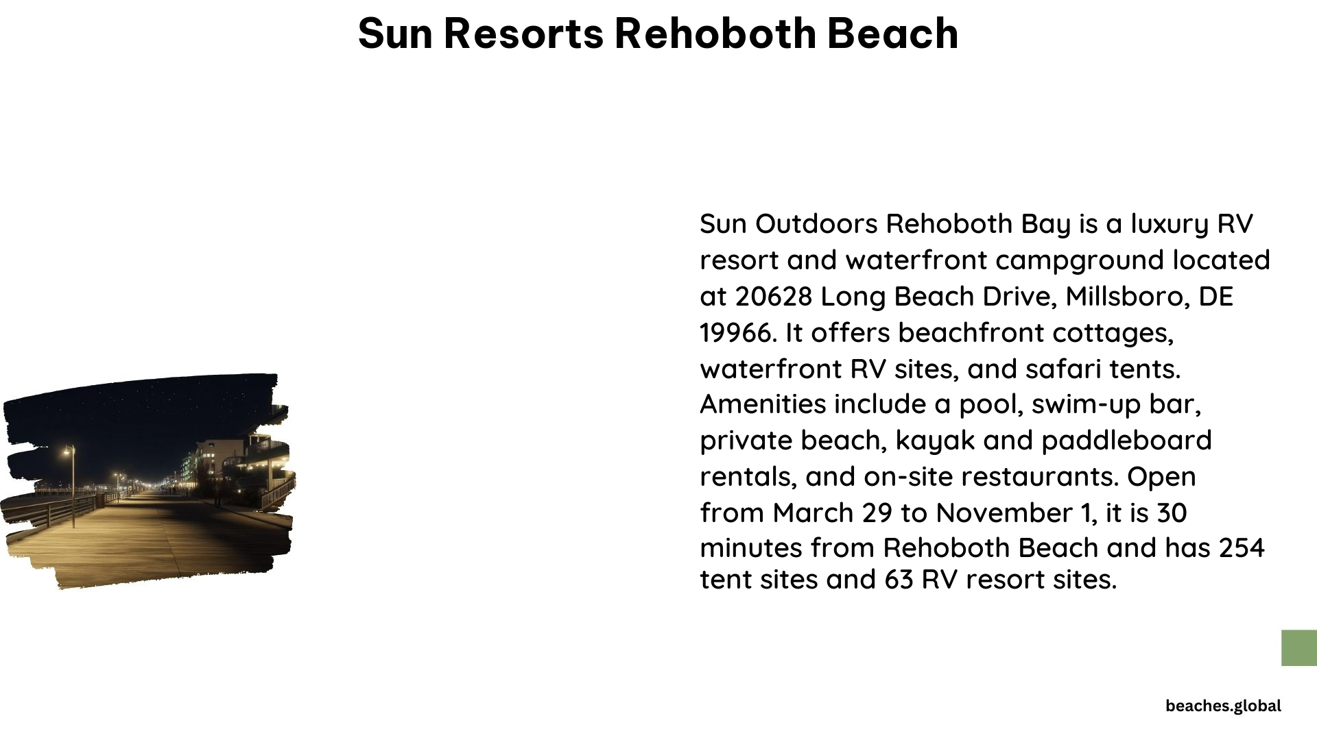 Sun Resorts Rehoboth Beach