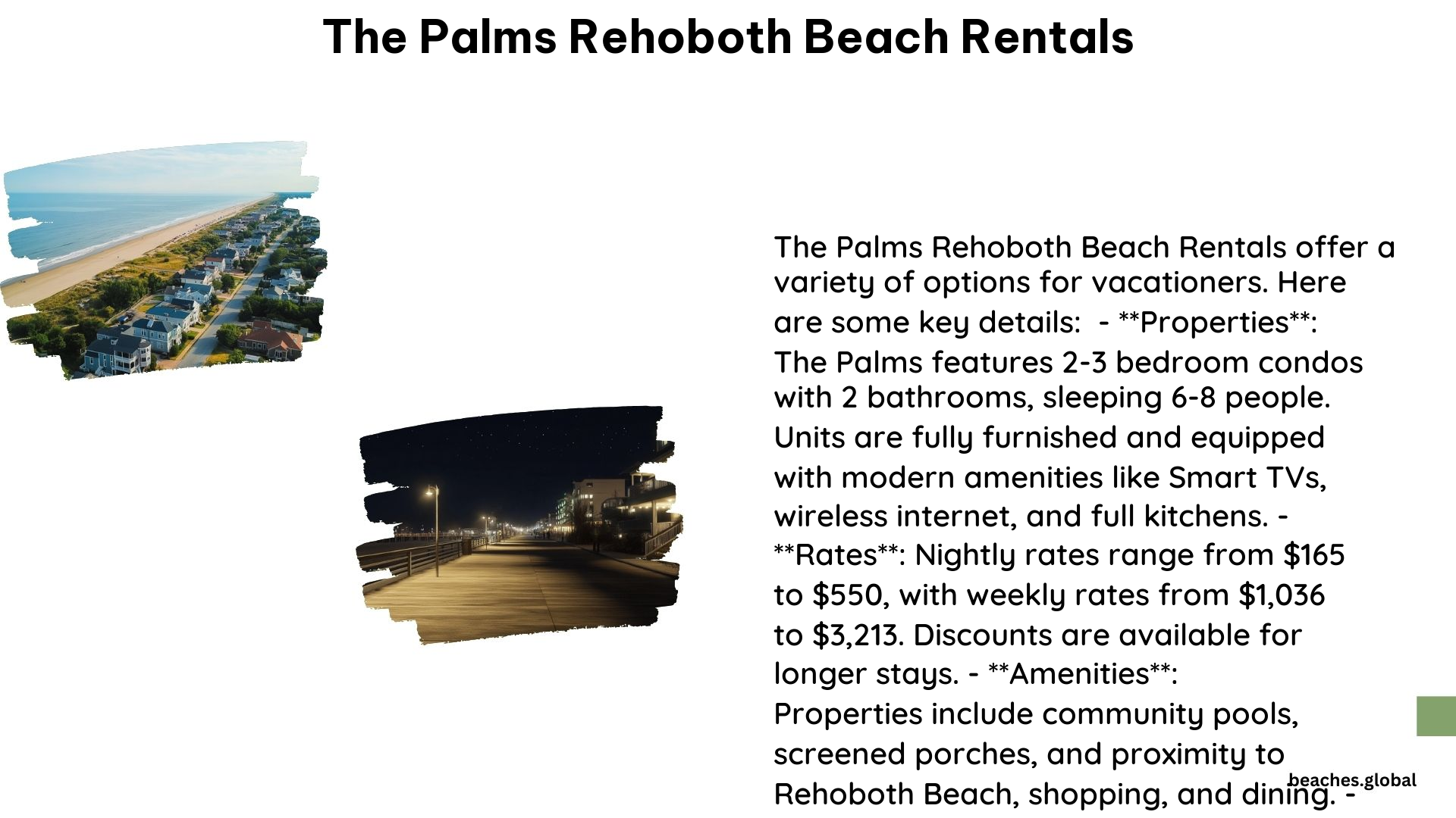 The Palms Rehoboth Beach Rentals