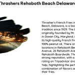 Thrashers Rehoboth Beach Delaware