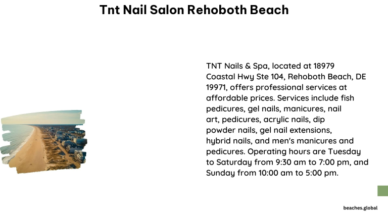 Tnt Nail Salon Rehoboth Beach